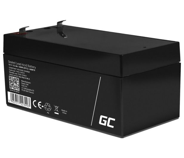 Green Cell Akumulator AGM VRLA  12V 3.3Ah - 547934 - zdjęcie 3
